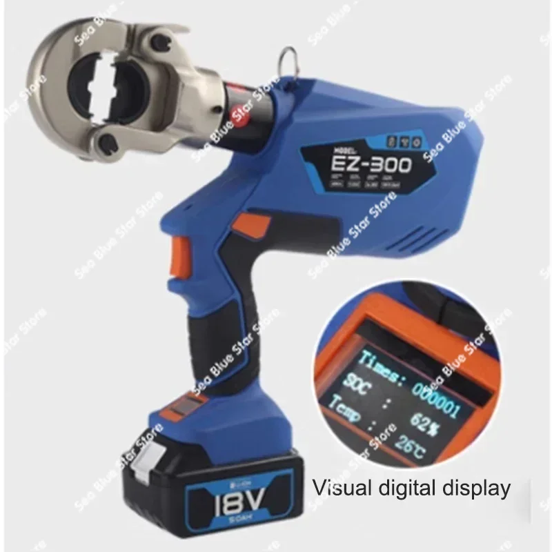 EZ-400 Electric Hydraulic Crimping Pliers Rechargeable Hydraulic Pliers Battery Electric Power Cable Crimping Tool