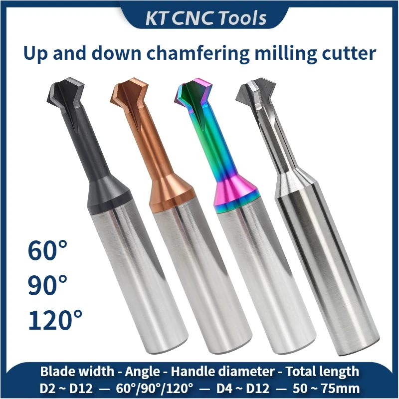 

Инструмент для снятия фаски из вольфрамовой стали, резак для алюминия из твердого сплава 60, 90 градусов, 120 фрез, обрабатывающий центр, ножи для снятия фаски