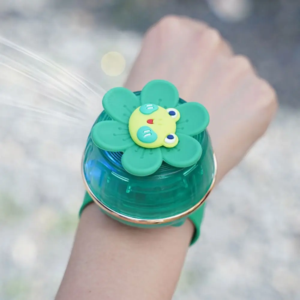 Papa Circle-Mini ventilateur de poignet portable pour enfants, montre-bracelet pliante, anti-moustiques, mini ventilateur d'extérieur