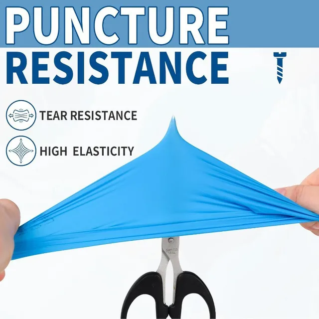 10-100PCS Blue Nitrile Disposable Gloves Latex Free Safety Work Gloves for Cleaning Kitchen Mechanic Auto Protective Glove 4 10-100PCS Blue Nitrile Disposable Gloves Latex Free Safety Work Gloves for Cleaning Kitchen Mechanic Auto Protective Glove 4