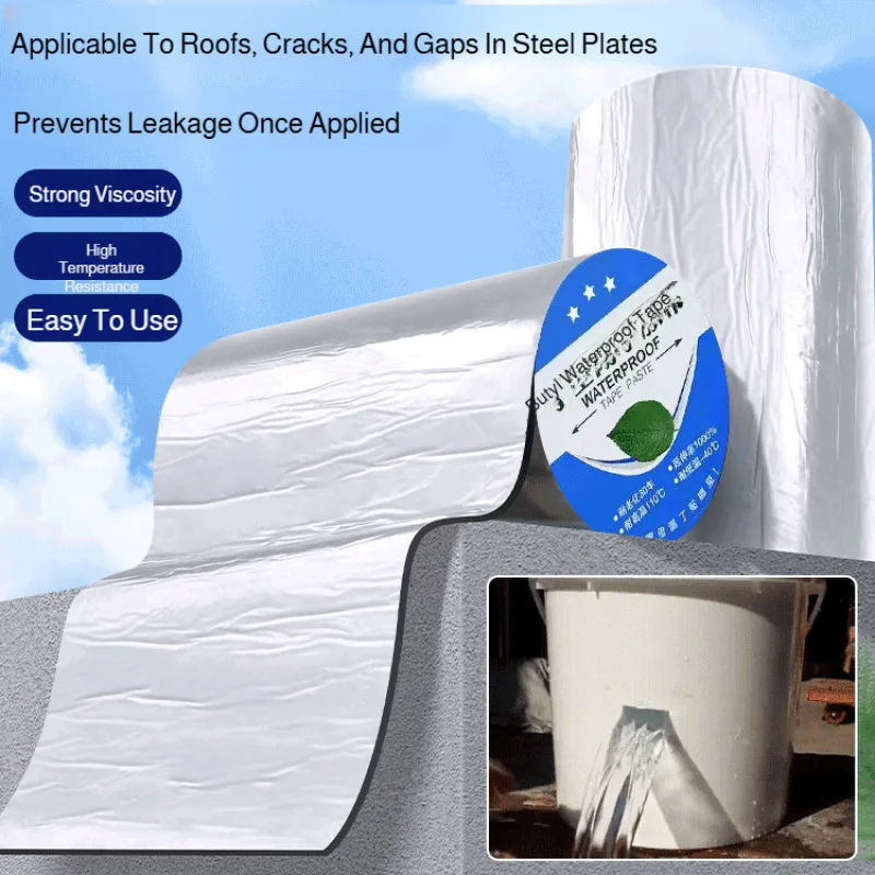 

Waterproof Tape Crack Enhancement High Viscosity Chelating Butyl Waterproof Material Plastic Drum