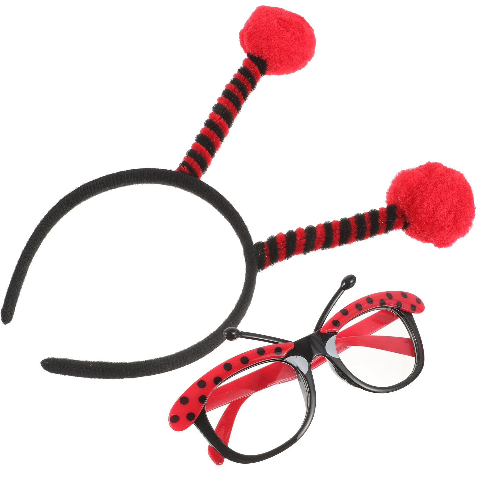 

1 set Ladybug Headb s Cartoon Hairb for Party Easter Costume Glasses Easter Party Headwear Headwear Cosplay