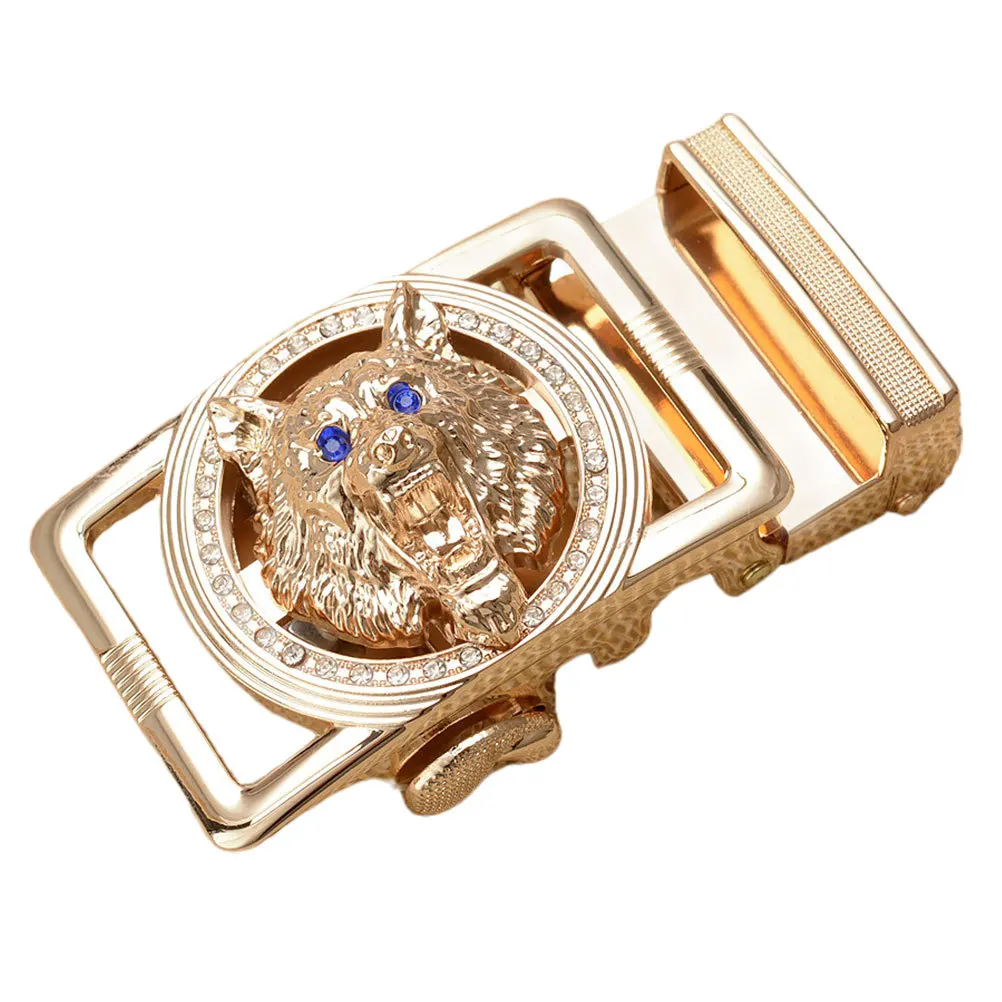 

Мужская пряжка для ремня с головой волка, легкая гладкая поверхность, винтажный аксессуар для платья в стиле ретро, джинсовая застежка на талию, пряжка для ремня