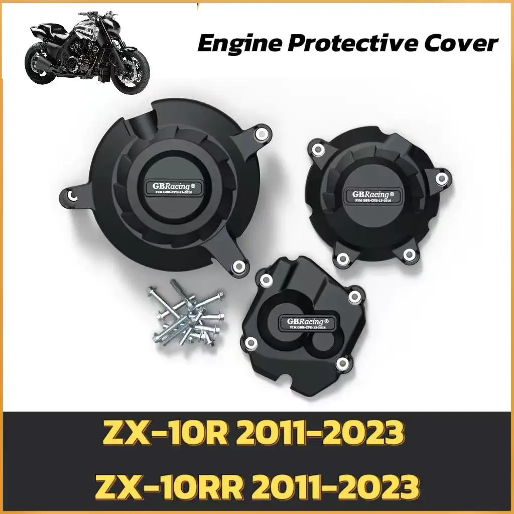 

for Kawasaki ZX-10R 2011-2023 ZX-10RR 2011-2023 Motorcycle Engine Cover Protector