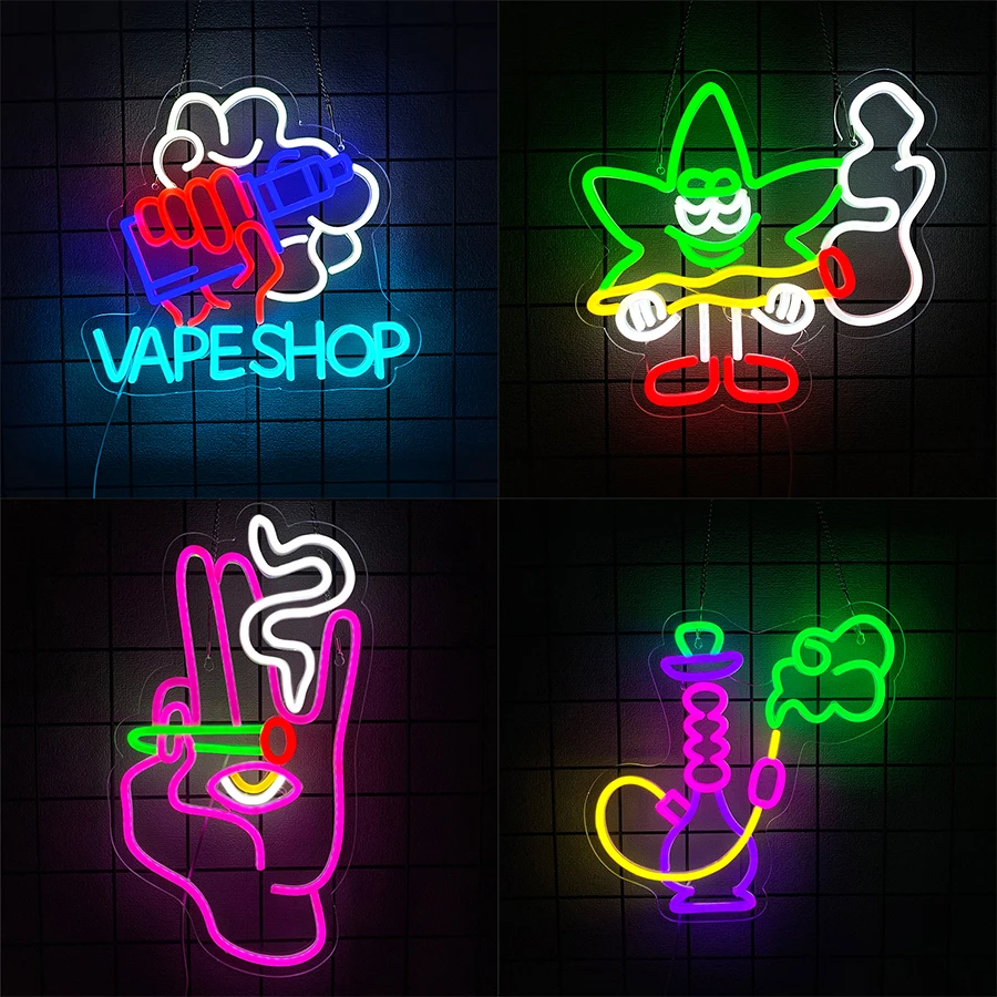 Vaping Shop - Elektronik Sigara Dükkanı Led Neon Tabelaları,