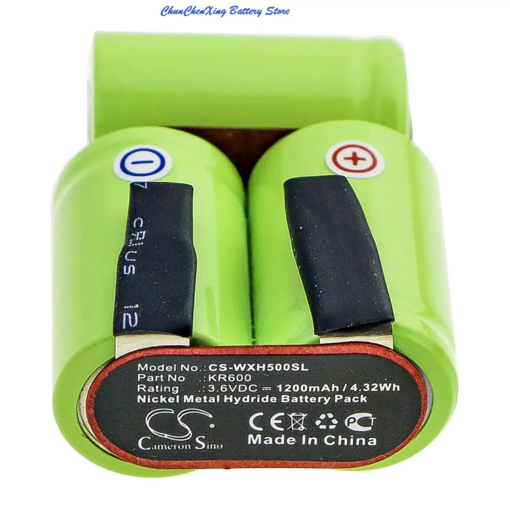 1200 mAh Rasierer-Akku für Tondeo ECO XP, ECO XP Profi, KR600 für Wella Xpert HS50