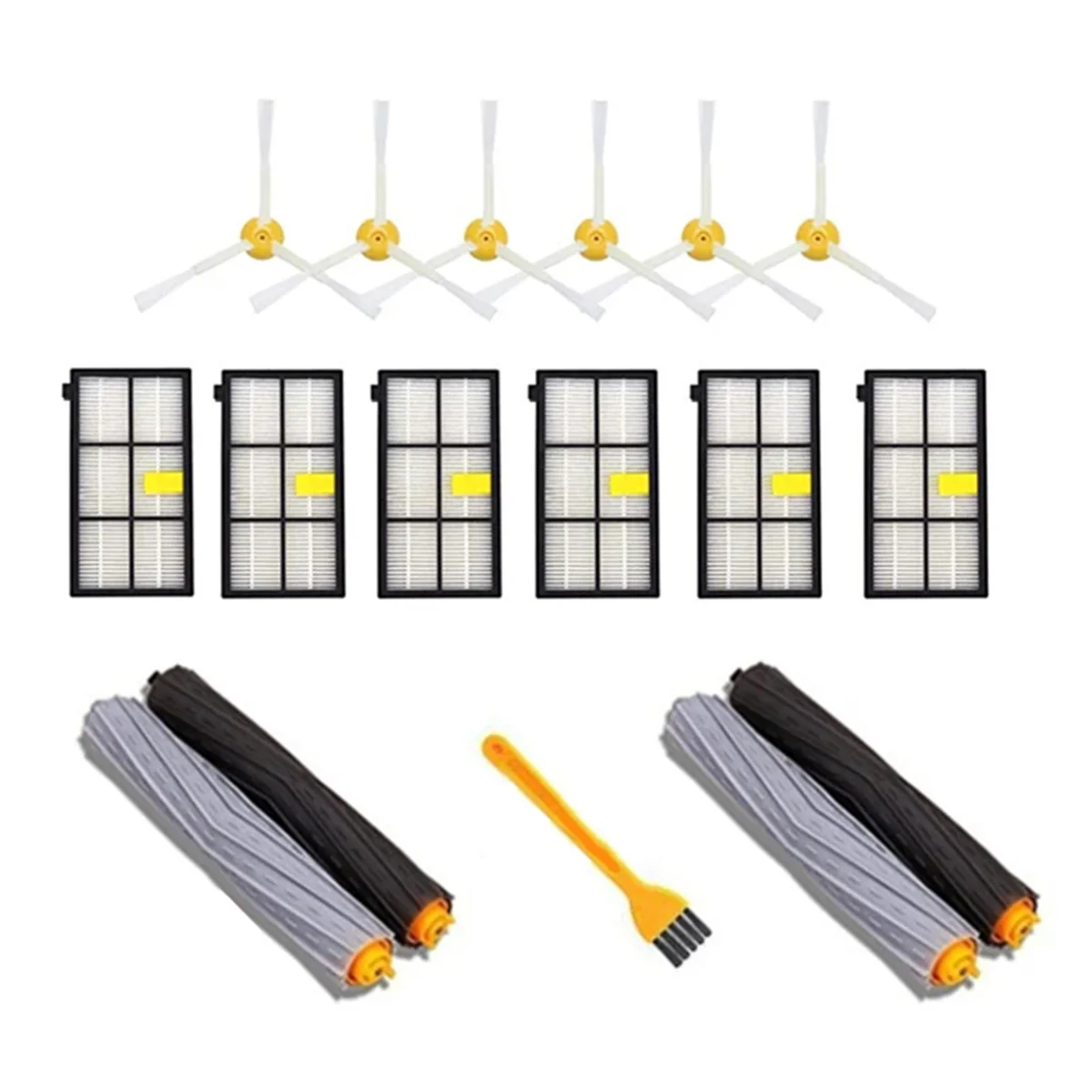 A58E-HEPA مرشحات فرش استبدال أجزاء ل اي روبوت رومبا 980 990 900 896 886 870 865 866 800 مجموعة الملحقات