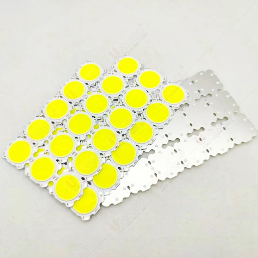 20/28mm High Power Epistar COB LED Chip 3W 5W 7W 10W DC 10V-32V Integrated SMD For Floodlight Spotlight Warm White /White