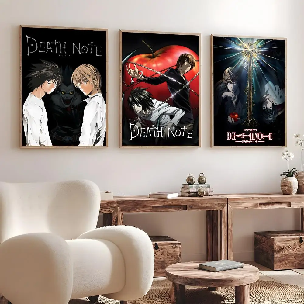 Anime Death Note   Print Wall Art Pictures Canvas Painting Living Room Bedroom Home Decor Poster