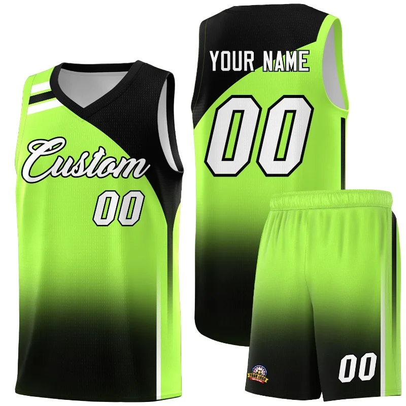 

Custom Basketball Jerseys Color Blocked Uniform Printed With Name And Number Summer Sports V-Neck Vest, Men's Basketball