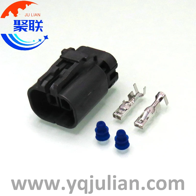 Auto 2pin plug 7223-1824-40 female wiring waterproof connector with terminals and seals	7223-1824