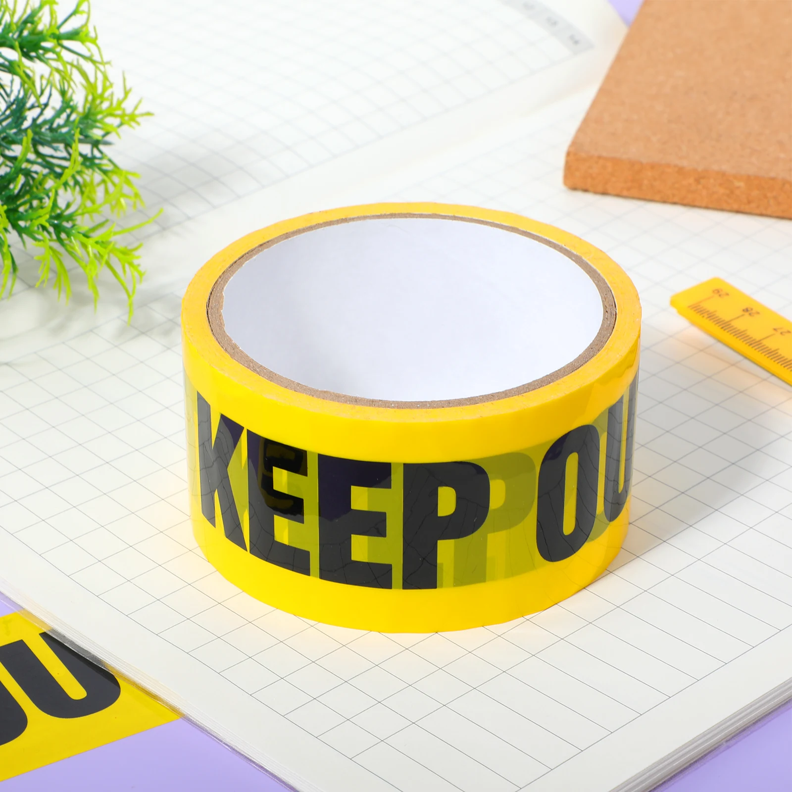 

Keep Out Safety Tape Yellow Self Adhesive Sticker Warning Masking for Walls Floors Pipes Industrial Strength All Weather