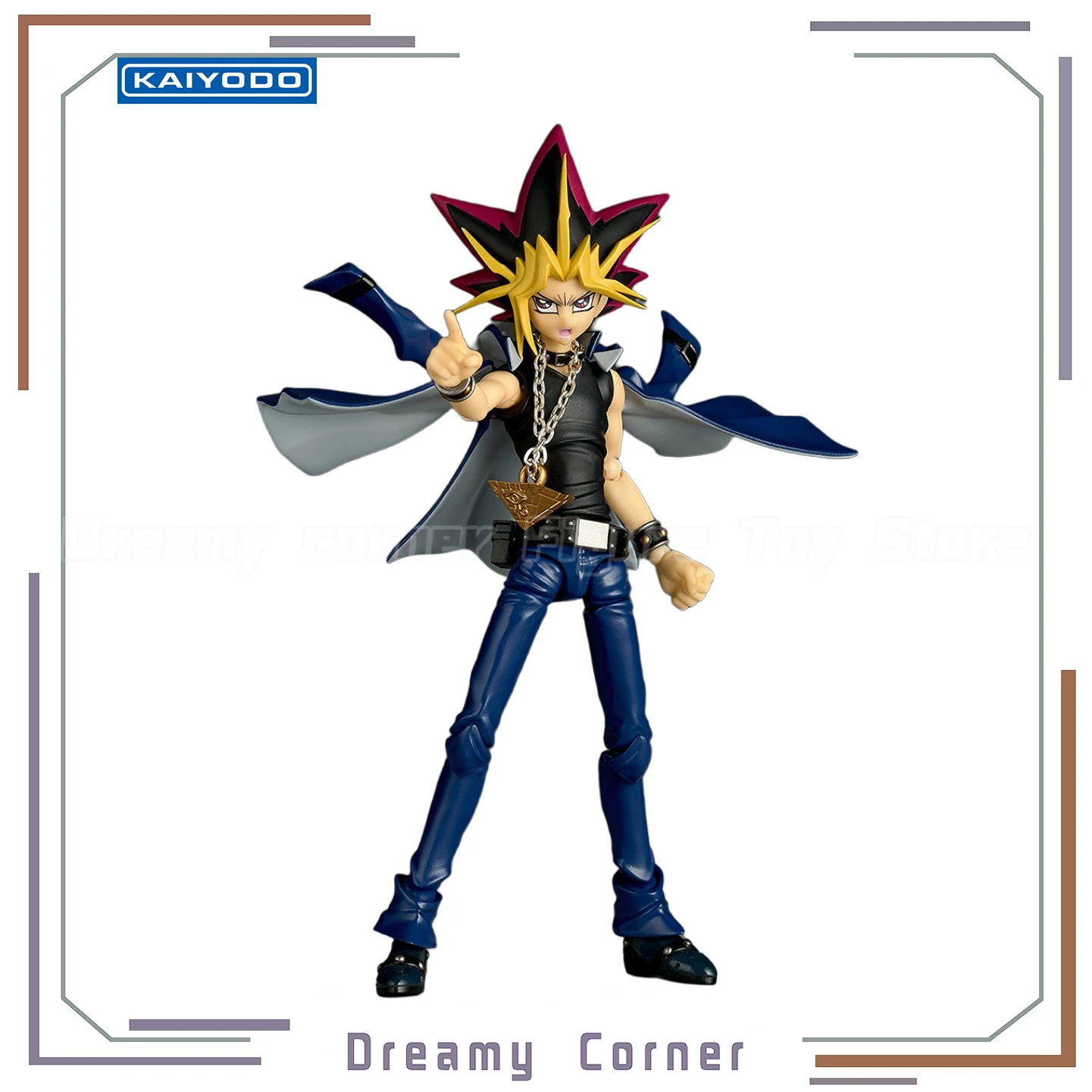 

【In Stock】KAIYODO Revoltech Yu-Gi-Oh Duel Monsters Yami Yugi Action Figure Toys Model Gift