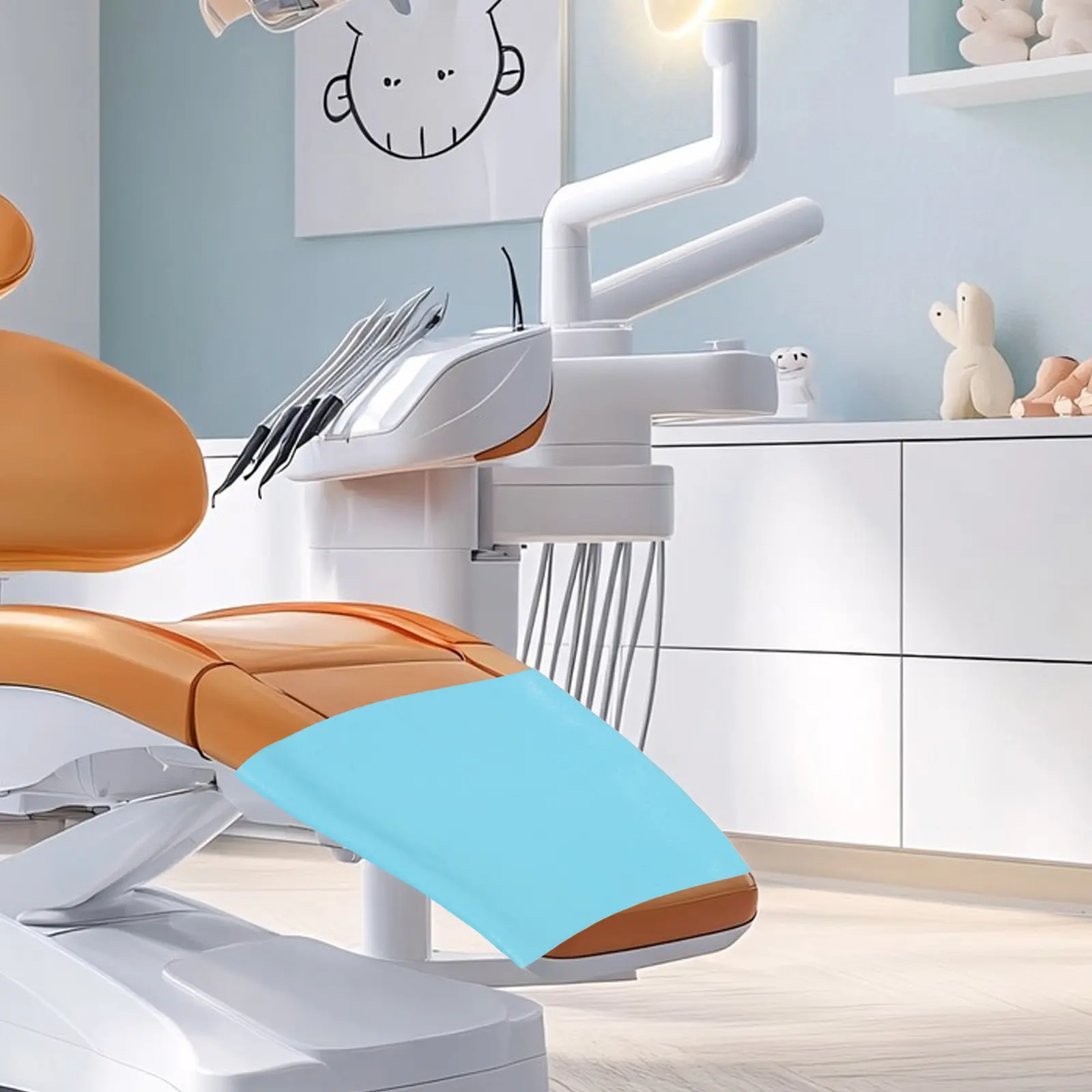 

Dental Chair Foot Pad Elastic Waterproof Protective Cover Washable Reusable Chair Foot Cover Pad for Practice