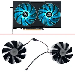DIY 95MM 4PIN CF1010U12S Cooling Fan Radeon RX 6650XT GPU FAN For Powercolor Hellhound AMD Radeon RX 6600XT video card fan