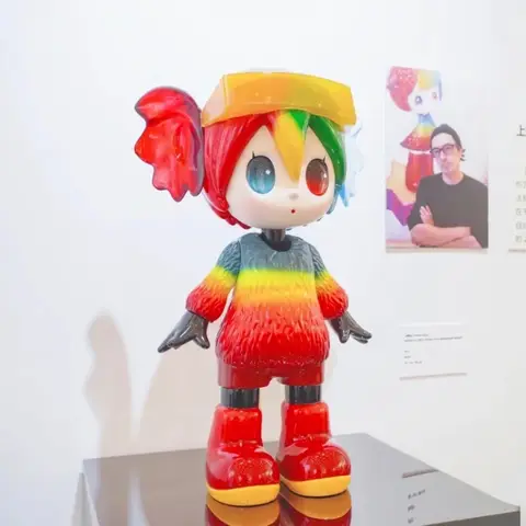 Erosion Hapico Little Rainbow UENO 피규어, 사랑하기 위해 태어난 인스팅토이 콜라보레이션, 독점 인형 컬렉션, 장난감 장식