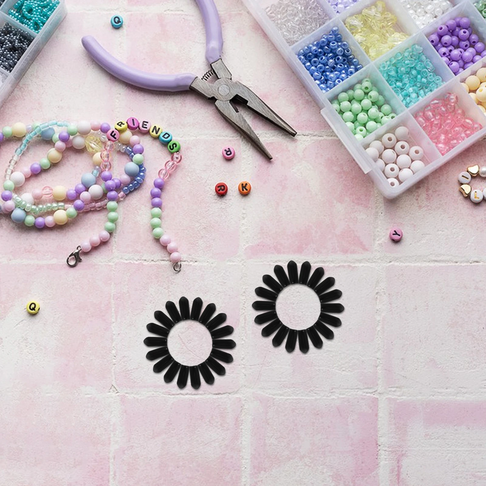 

100Pcs Headband Rubber Ends Wear Resistant Hair Clasp Replacement Caps DIY Hair Hoops Parts Protective Covers Headband Parts