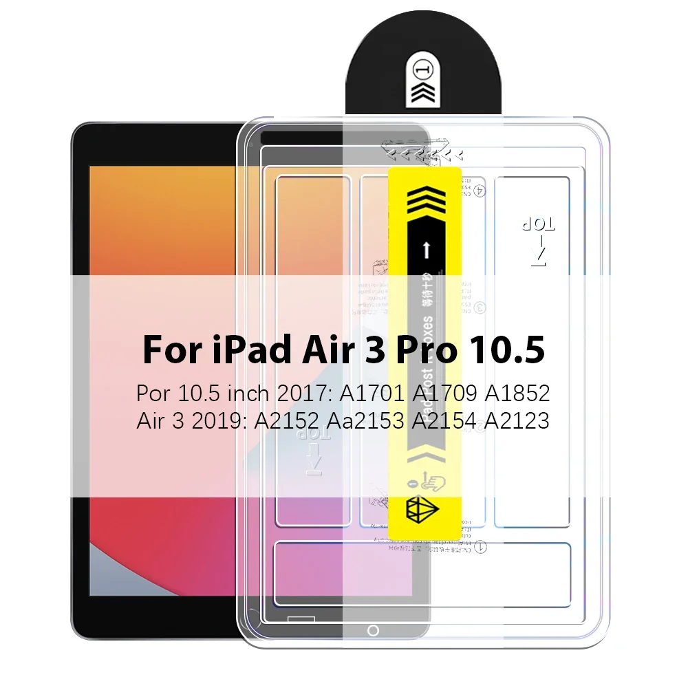Displayschutzfolie aus gehärtetem Glas für iPad Pro 13 11 M5 M4 12,9 A16 10 9 10. 9. Generation Air 5 4 3 M3 M2 Mini 7 6 Zubehör