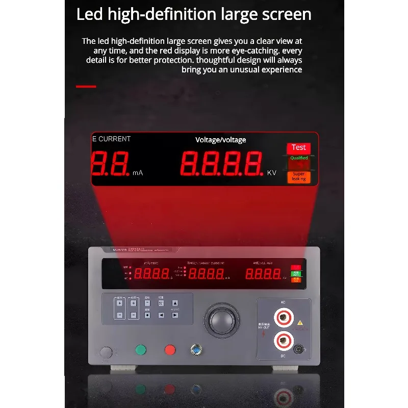 High Voltage Testing Instrument Multi-functional Stable Safety Withstand Voltage Tester for Electrical Equipment Cable Testing