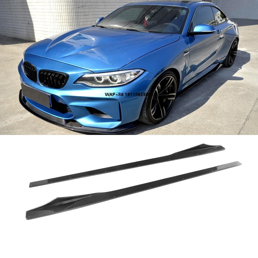 

Carbon Fiber Side Skirts Extension for-BMW F87 M2 2016-2017
