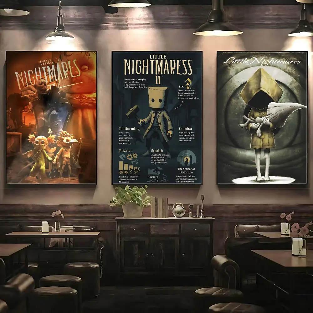 game Little Nightmares Poster Poster HD Printing Premium Style for Home Decor for Bedrooms Hallways Cafes Gift