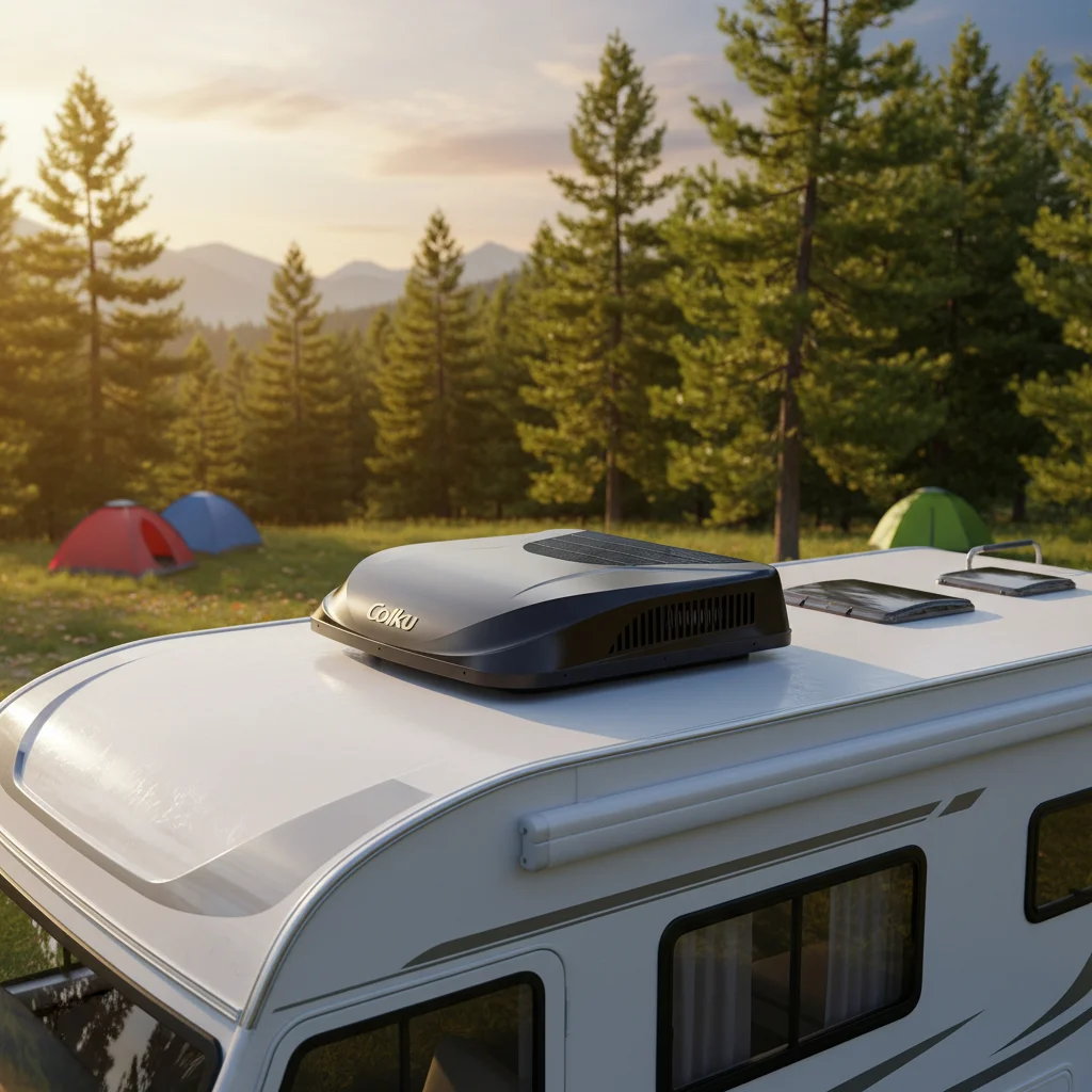 

380 м3/ч Портативный 12 В 24 В 2300 Вт Кондиционер на крыше для парковки для транспортных средств Грузовик Автомобиль RV