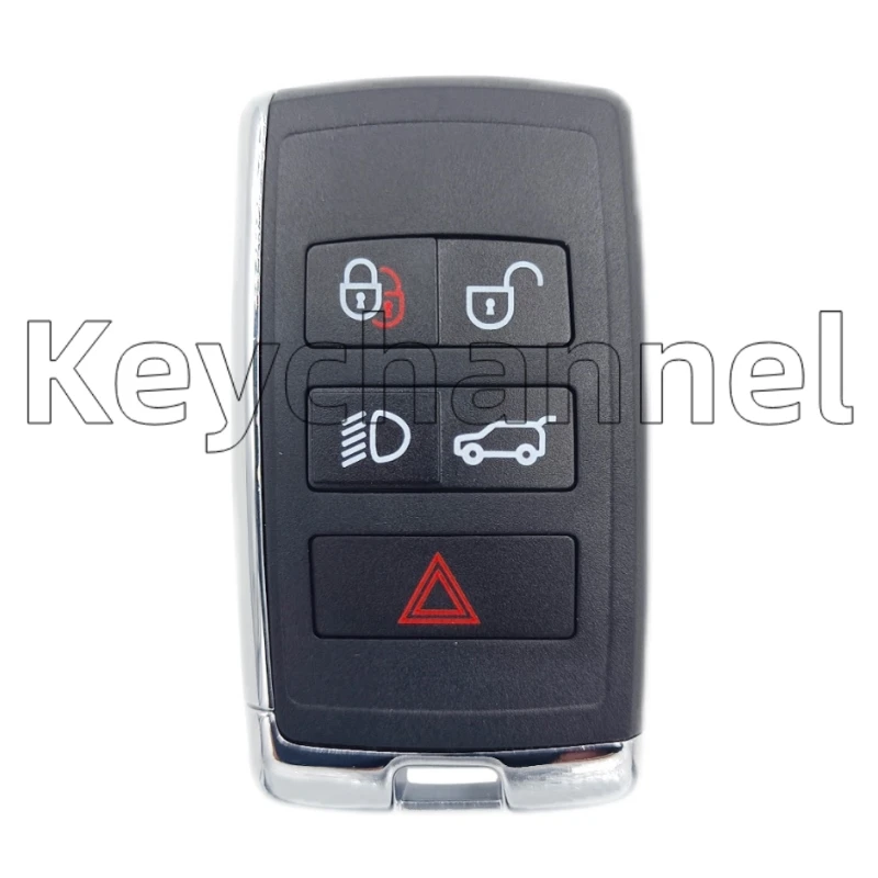 5 Button Car Key Shell Modified Smart Remote Case Keyless Fob Casing for Range Rover Sport Freelander Discovery 4 Evoque Velar