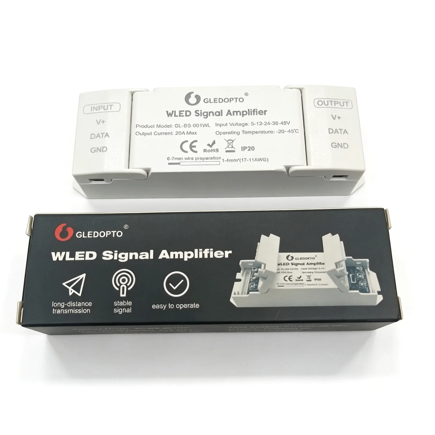 WLED10m extended flicker free signal for WS2811 WS2812 SK6812 digital controller