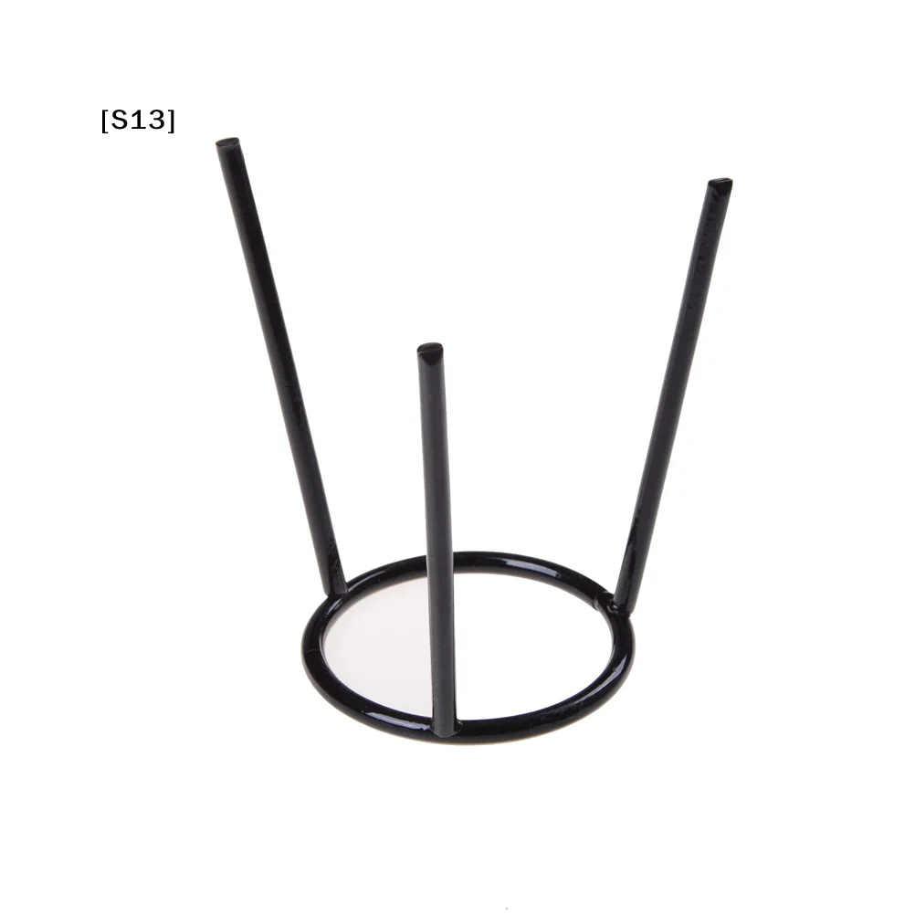 Lab Bunsen Burner/Cast Iron Support Stand/Alcohol Lamp Tripod Holder 13cm Height [S13]