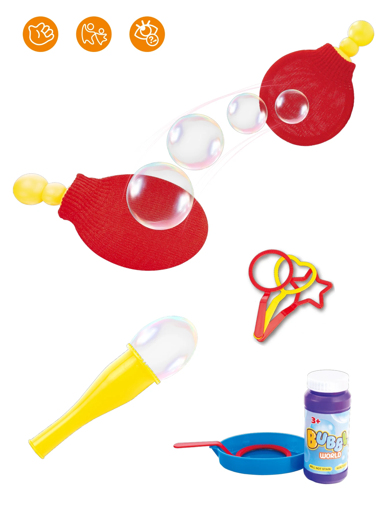 어린이용 버블 비츠, '핑퐁' 버블 장난감보다 강함, 깨지지 않는 탄성 버블 장난감, 이중 인터랙티브 장난감