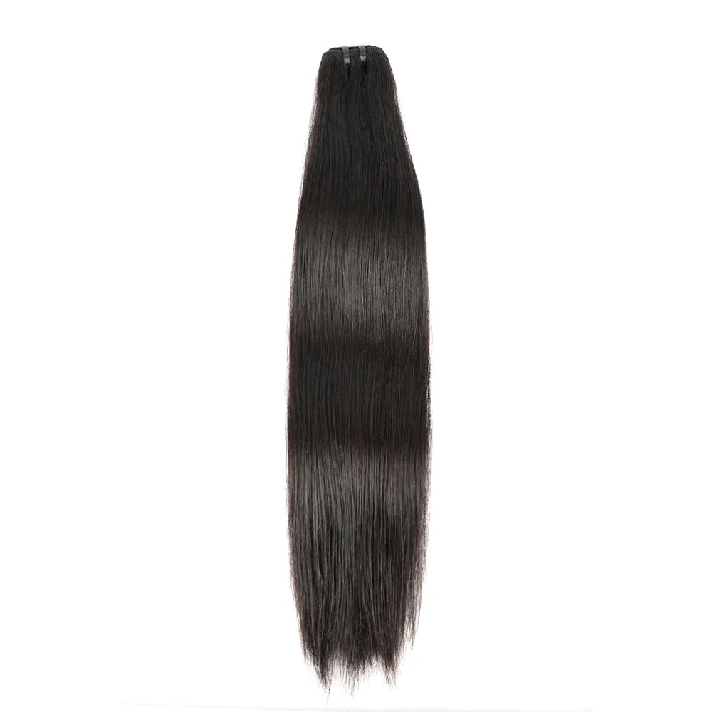 Virgin Malaysian Straight Raw Human Hair Bundles 100% 12A Straight Raw Human Hair Nature Black 1/3bundles Human Hair Extensions