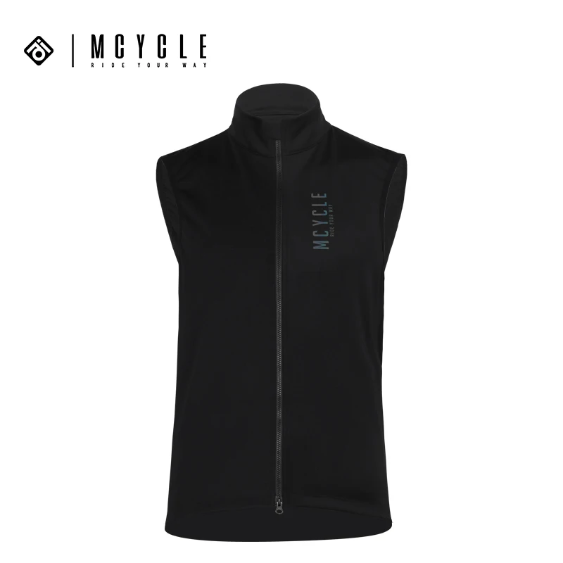 Mcycle Windproof Cycling Jersey Vest High Quality Thermal Fleece Autumn Winter Waterproof Cycling Vest