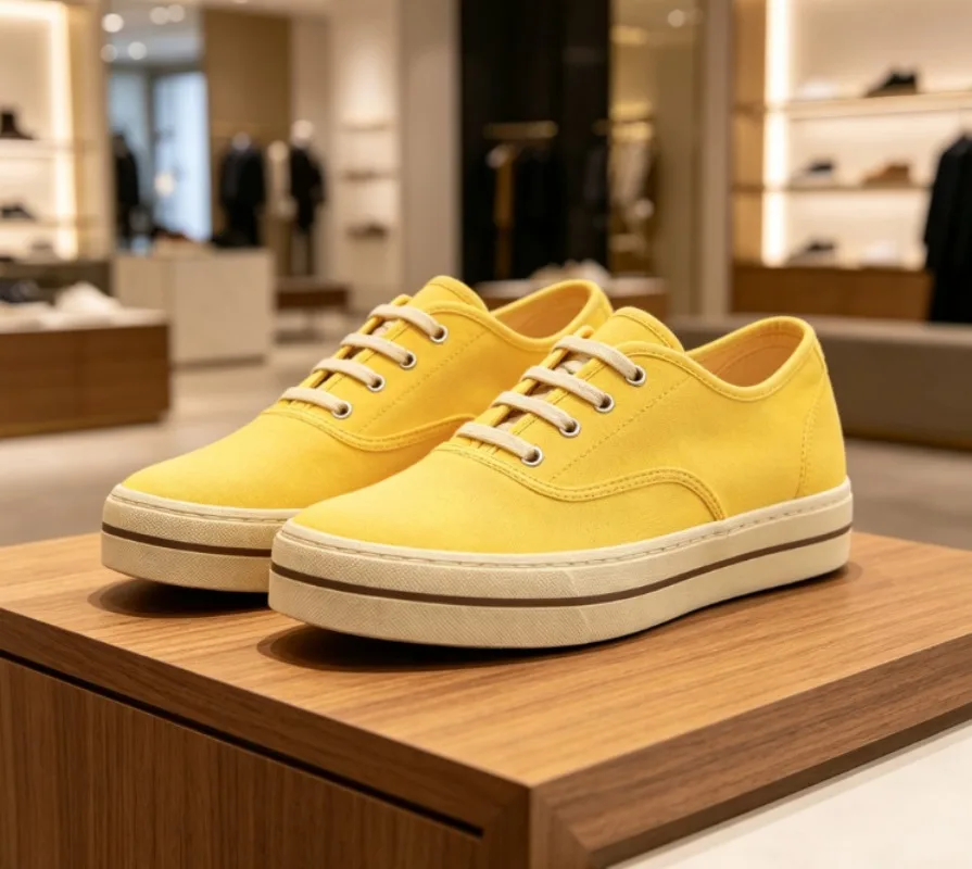 Comfort breathable canvas shoes men spring summer, flat lace-up lightweight casual sneakers with linen sole.