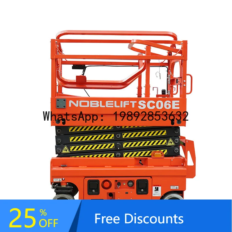 

YFY Scissor Lift Platform Movable High-Altitude Work Hydraulic Drive Aerial Lift Maintenance Cargo Elevator