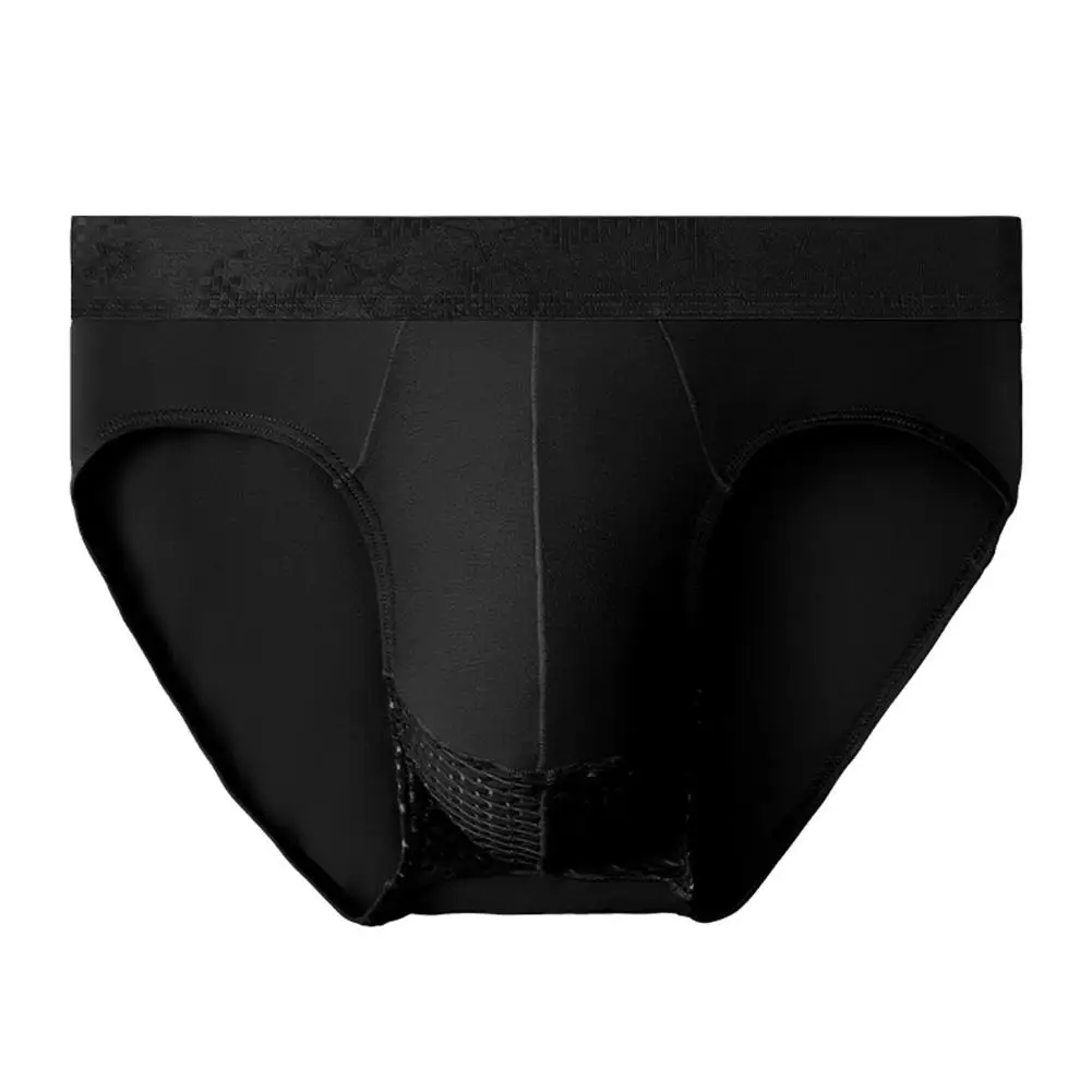 

For Comfort Black Breathable Underwear Breathable Mesh Men's Underwear Men's Pouch Panties Casual Wear Classic Style