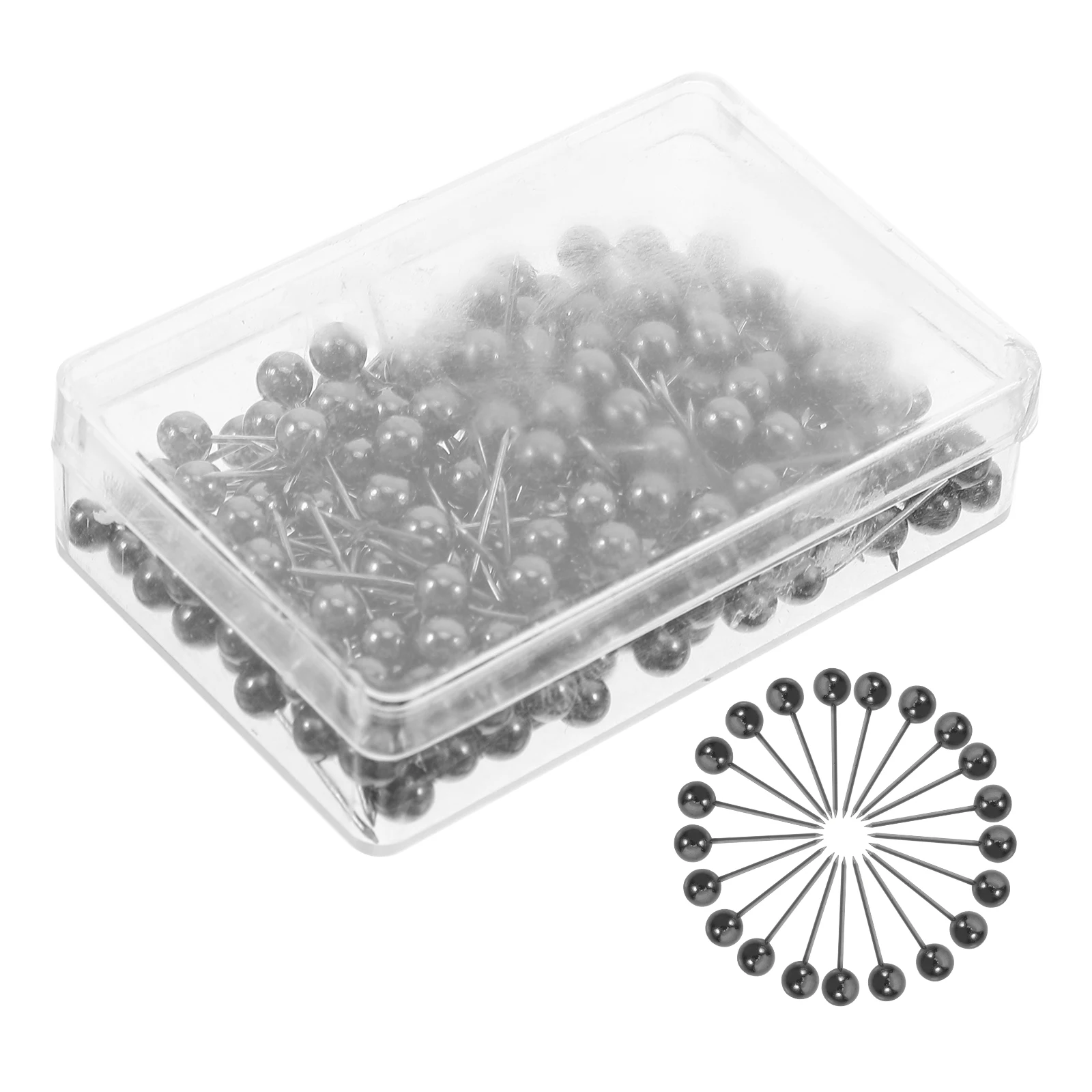 

200pcs Push Thumb Tacks Map Marking Flags Photo for Maps Cork Boards Walls Decor Stainless Steel Heavy Duty