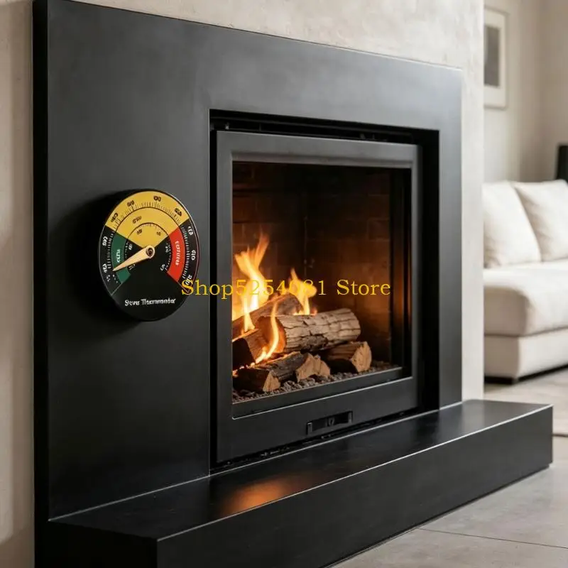 AXYC Stove Thermometers Temperature Reader with Back, Large Face Display and Two-Scale Viewing for Daily