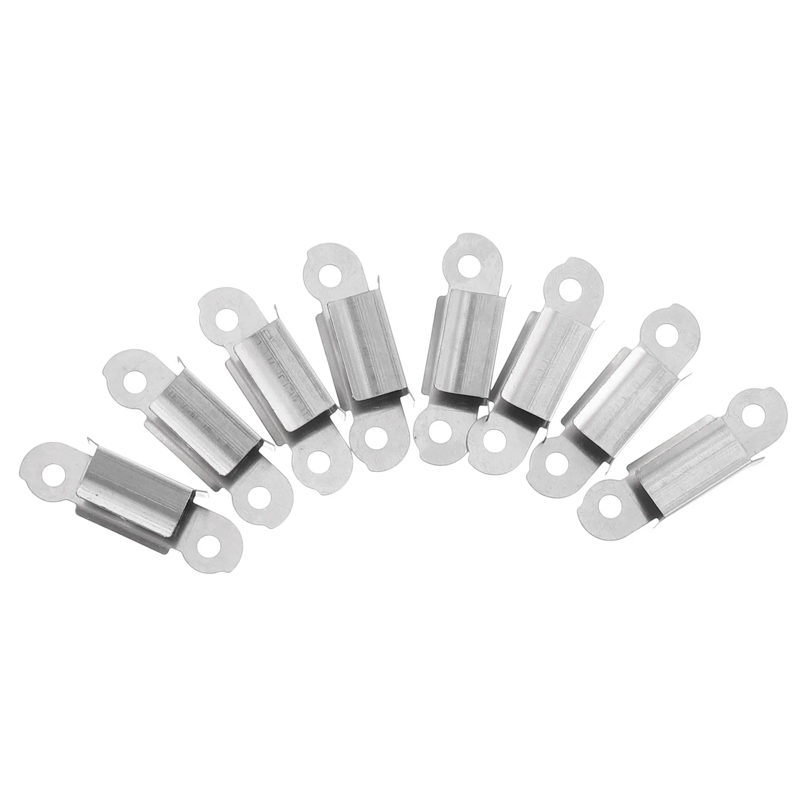

8Pcs Hot Bed Glass Platform Fixation Clamps High Quality Stainless Steel Smooth Surface Stable Fixing Clips 3D Printer