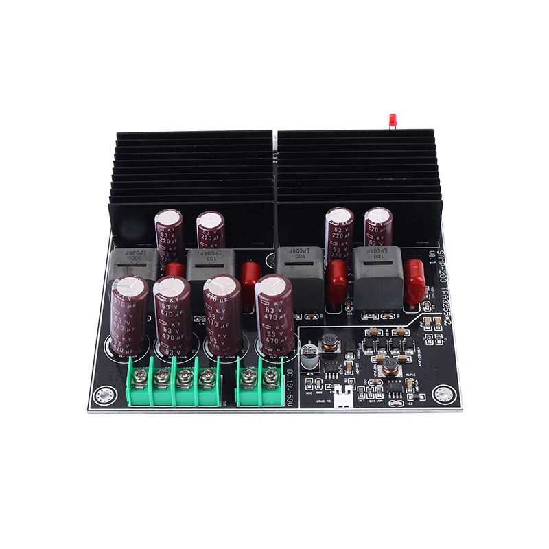 HIFI Dual Core TPA3255 Stereo Amplifier Board 2 Channel 600W+600W Class D Digital Power Amplifier TL072 OP AMP 19V-52V