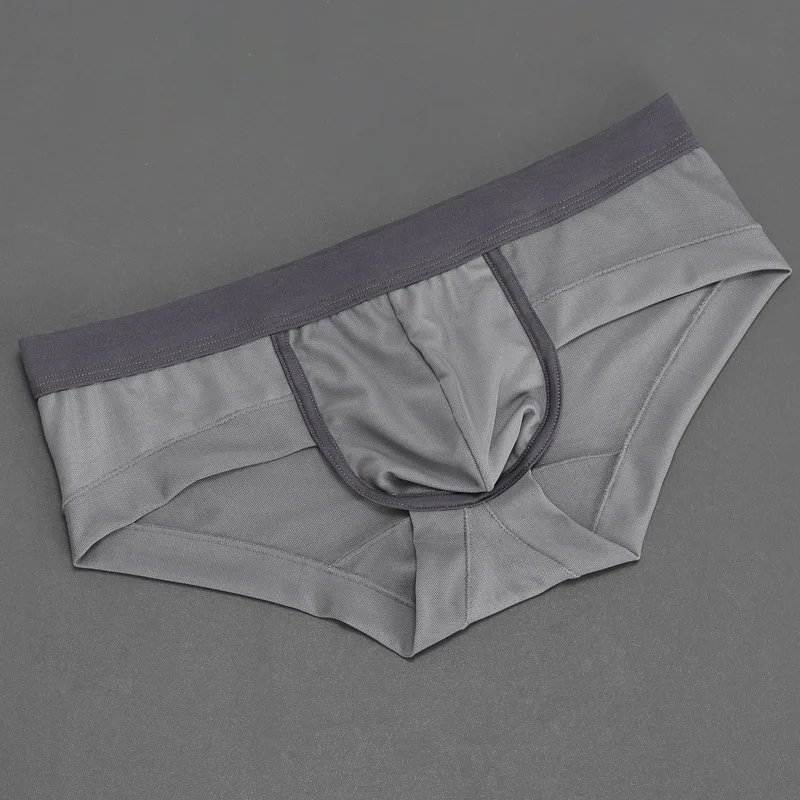 Culotte en Poudres U Convexe pour Jeune Garçon, Taille Basse, Amusant, vaccage Rapide, Ultra-Mince, en Maille, Entièrement Transparente, Nouvelle Collection Été