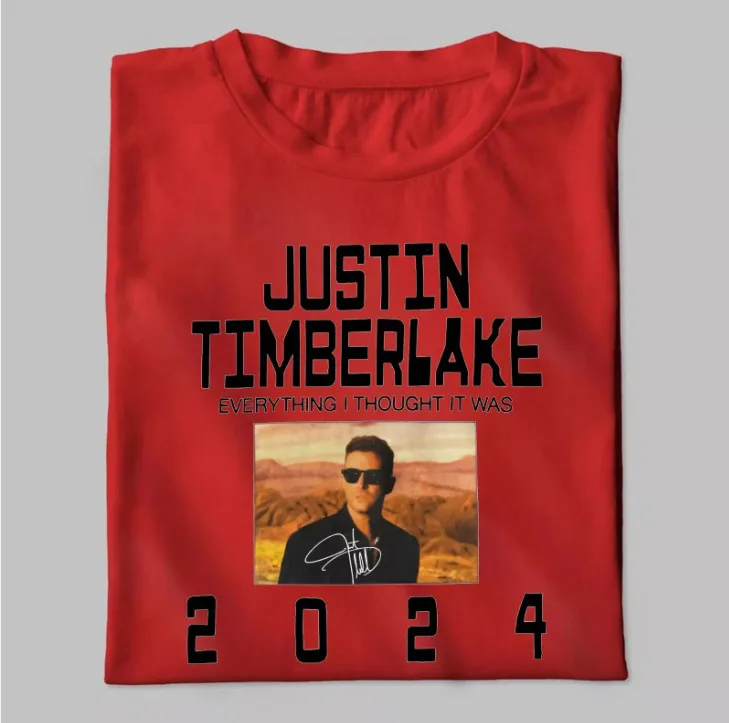 New Rare Justin Timberlake Band Member Unisex Shirt