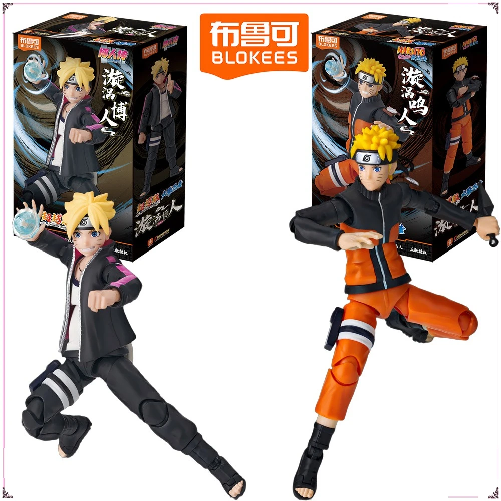 

Original Blokees Naruto Action Figures Rare Limited Assembly Collection Anime Model Room Decoration Toys Gifts Multiple Options