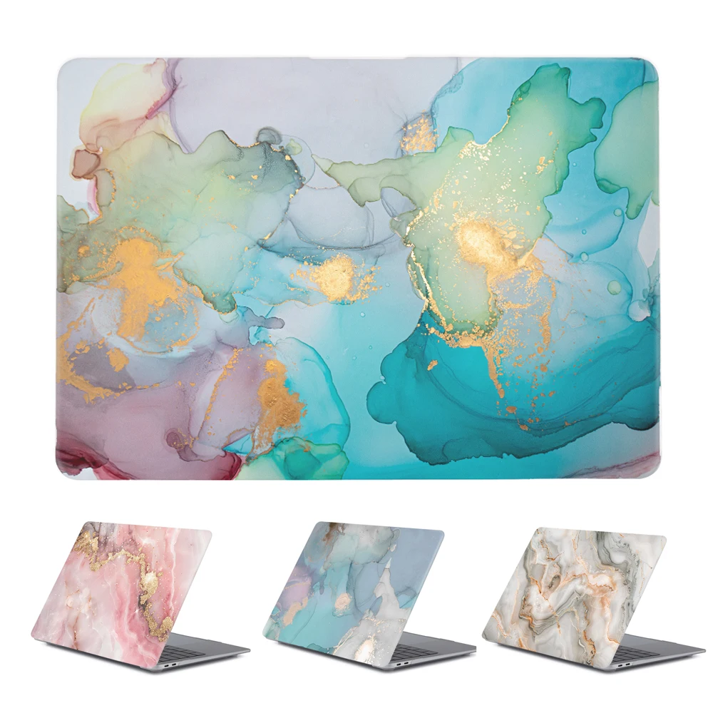 Marmor-Design Laptop-Hülle für MacBook Pro 14 2025 M5 Modell A3434 14.2 M2 M3 Hartschale für MacBook Air 15 Pro 13 14 16 Hülle