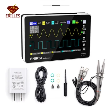 

FNIRSI-1013D Digital Tablet Oscilloscope Dual Channel 100M Bandwidth 1GS Sampling Rate Mini Tablet Digital Oscilloscope