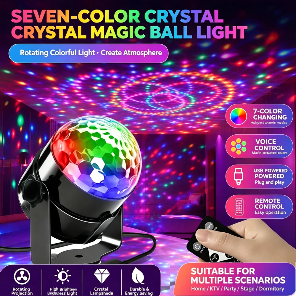 Lumières de scène KTV activées par le son, LED laser stroboscopiques, éclairage intelligent pour DJ, spectacle de lumière disco, lampe décorative pour fête, voiture, club, bar