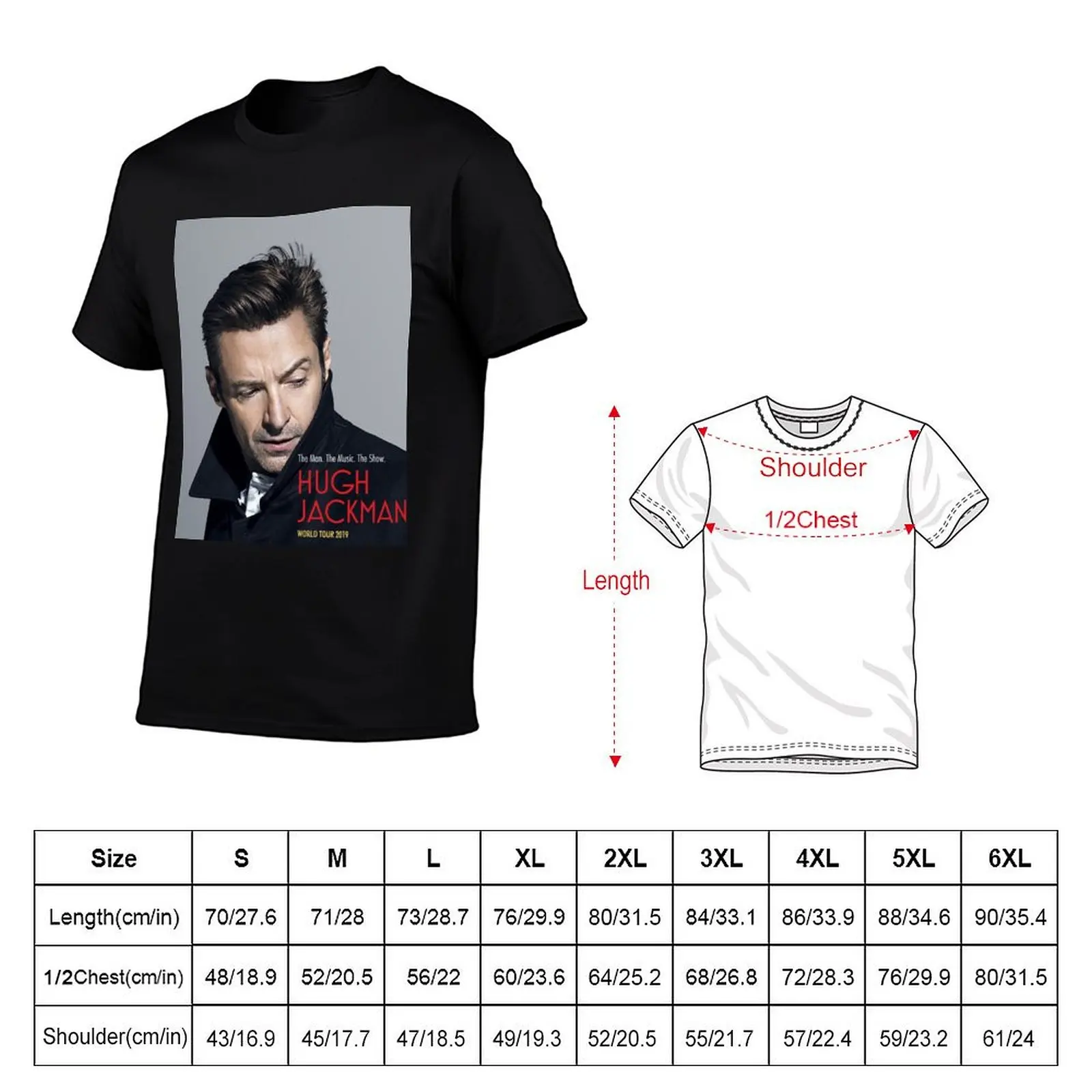 Dua Hugh The Man The Music The World Tour 2019 T-Shirt aesthetic clothes quick-drying T-shirt men