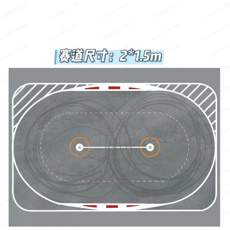Pro Grade Simulated Drift Track Map – High Grip Racing Carpet Mat for RC Drift Cars view 5