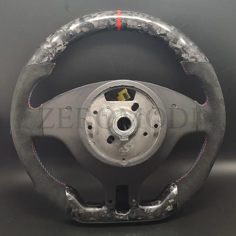 Carbon Fiber Leather Steering Wheel Without paddle hole For BMW E46 2000 2001 2002 2003 2004 2005 2006