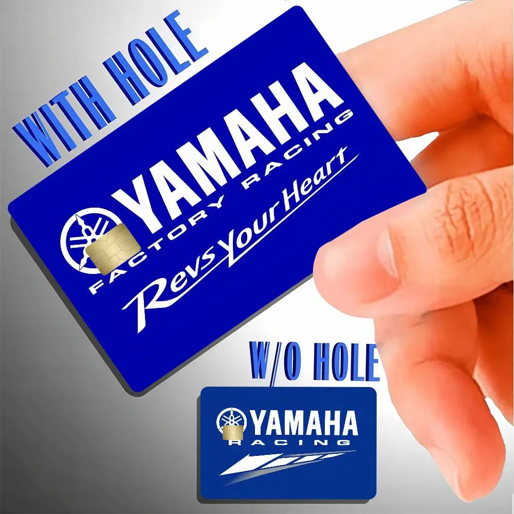 Motorcycle For y-yamahas K Bank Credit Cards Bus Pass Stickers Cool Decoration Waterproof 4PCS Card