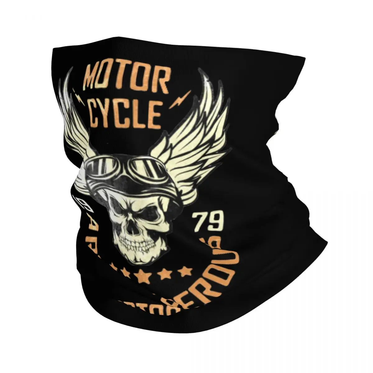 Motorcycle Are Dangerous Bandana Neck Gaiter Printed Motor Bike Balaclavas Mask Scarf Outdoor Headband Riding Adult Breathable